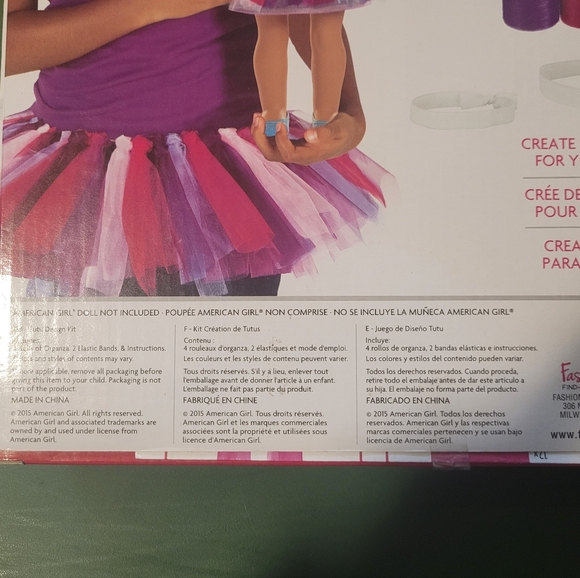 American Girl No Sew Tutu Design Kit - Picture 4 of 6